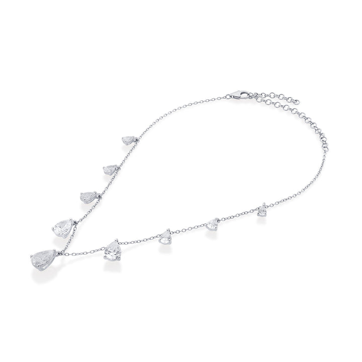 Louvre 925 Silver Floating Choker - Isharya | Modern Indian Jewelry