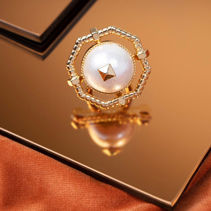 Cox Pearl Ring - Isharya | Modern Indian Jewelry