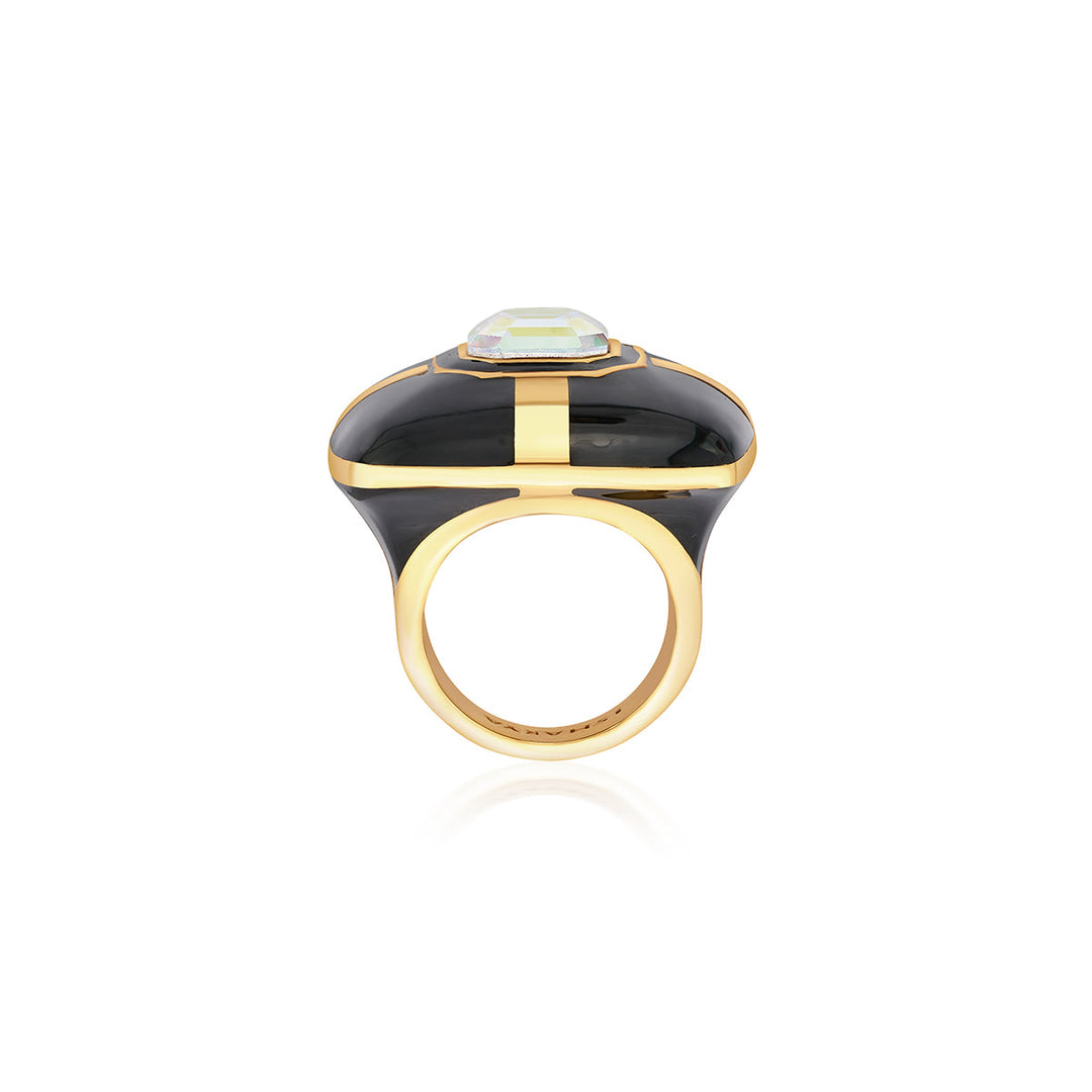 Rosa Mirror Ring - Isharya | Modern Indian Jewelry