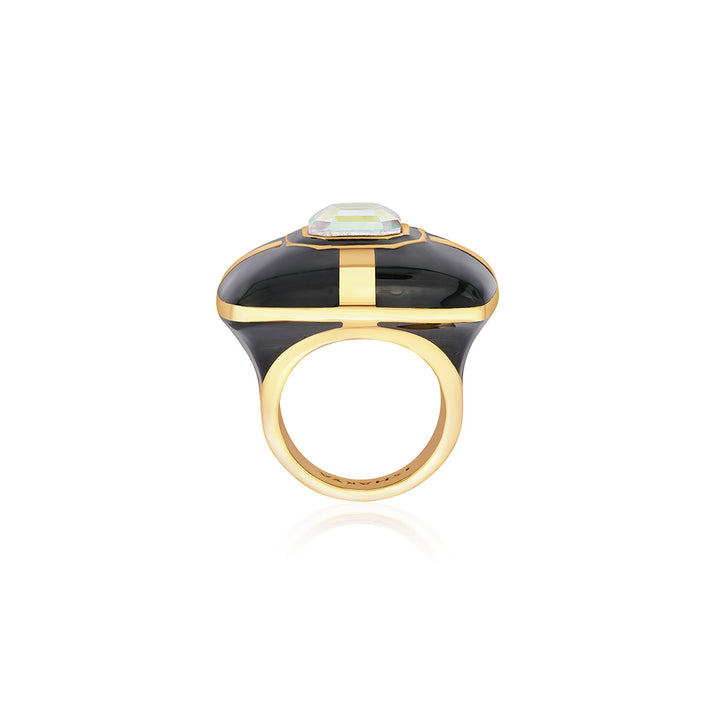 Rosa Mirror Ring - Isharya | Modern Indian Jewelry