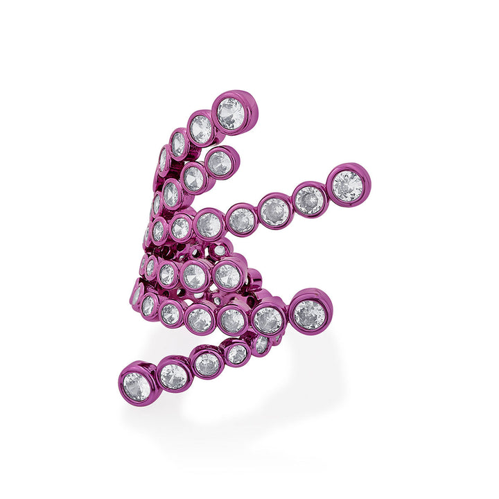 Rani Pink Wrap Cocktail Ring - Isharya | Modern Indian Jewelry