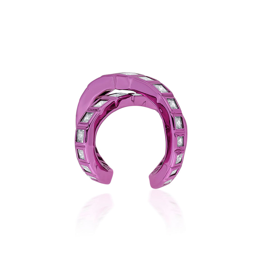Rani Pink Cross Ring - Isharya | Modern Indian Jewelry