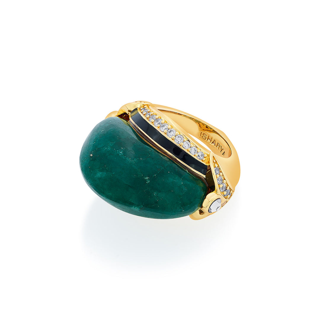 Zeenat Dome Ring