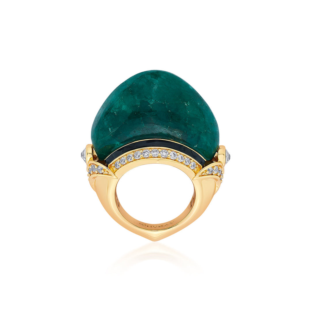 Zeenat Dome Ring