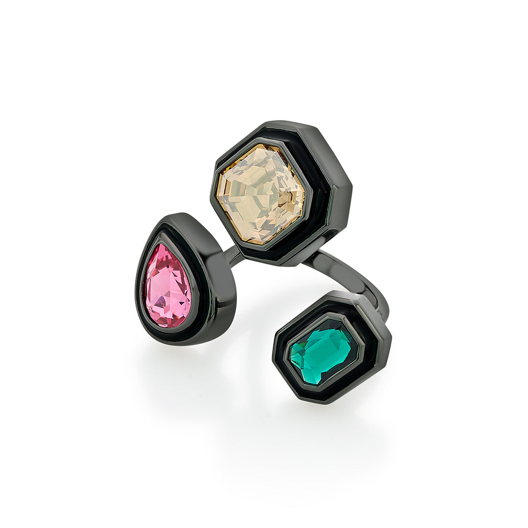 Banger Multi-Crystal Ring