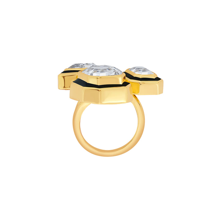 Bougie Multi-Crystal Ring