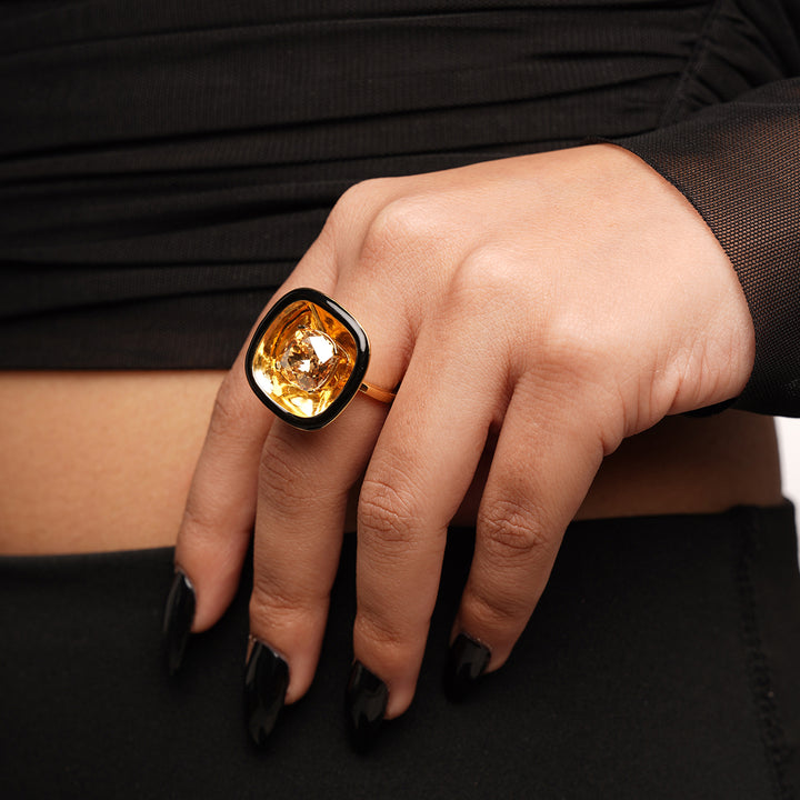 Bling Glory Wrap Crystal Ring