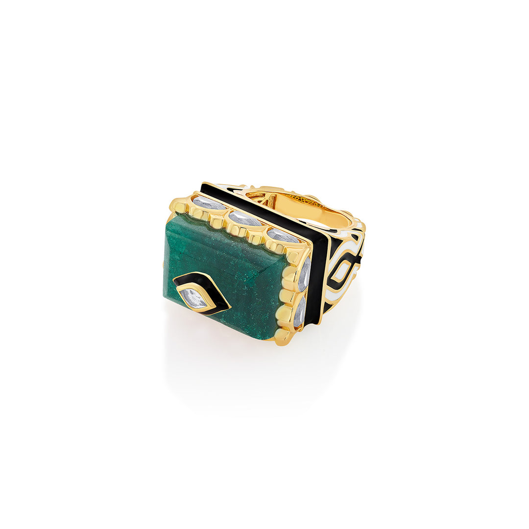 Begum Haute Evergreen Mughal Ring