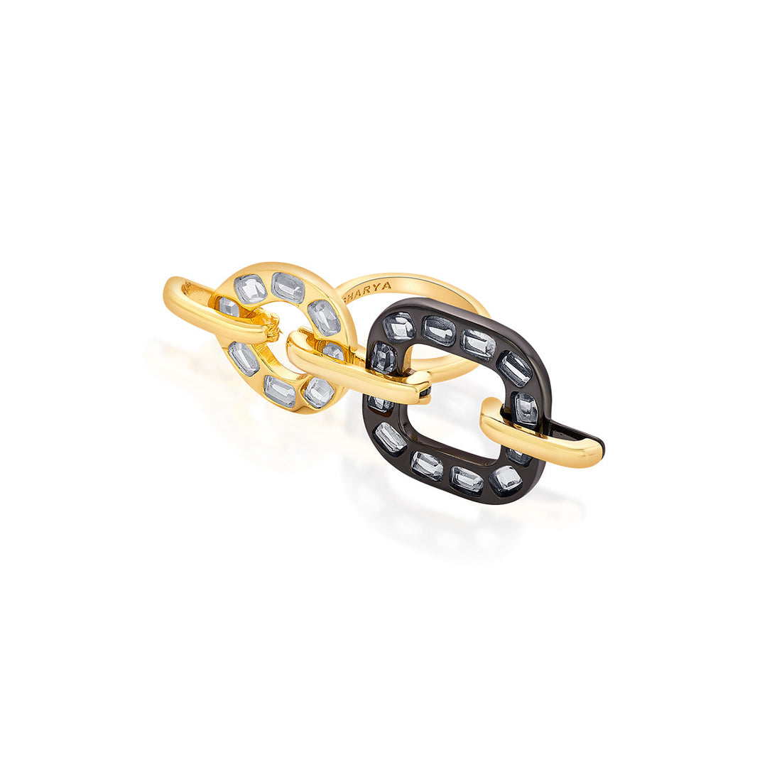 Stan Geometry Ring - Isharya | Modern Indian Jewelry