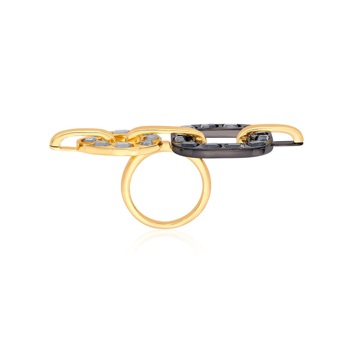 Stan Geometry Ring - Isharya | Modern Indian Jewelry