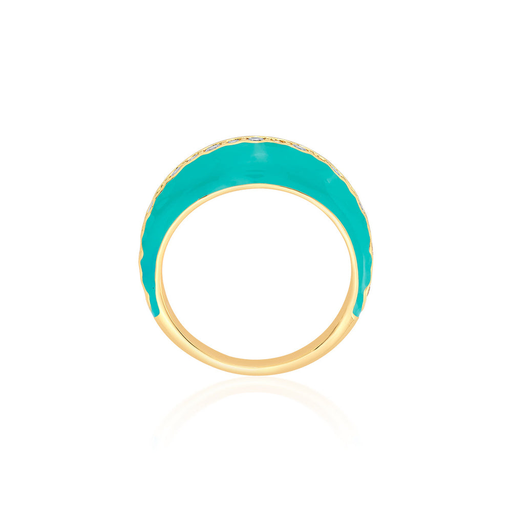 Barbie Blue Sparkle Ring - Isharya | Modern Indian Jewelry