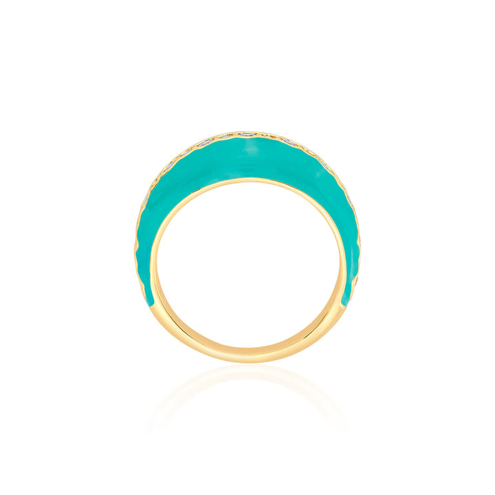Barbie Blue Sparkle Ring - Isharya | Modern Indian Jewelry