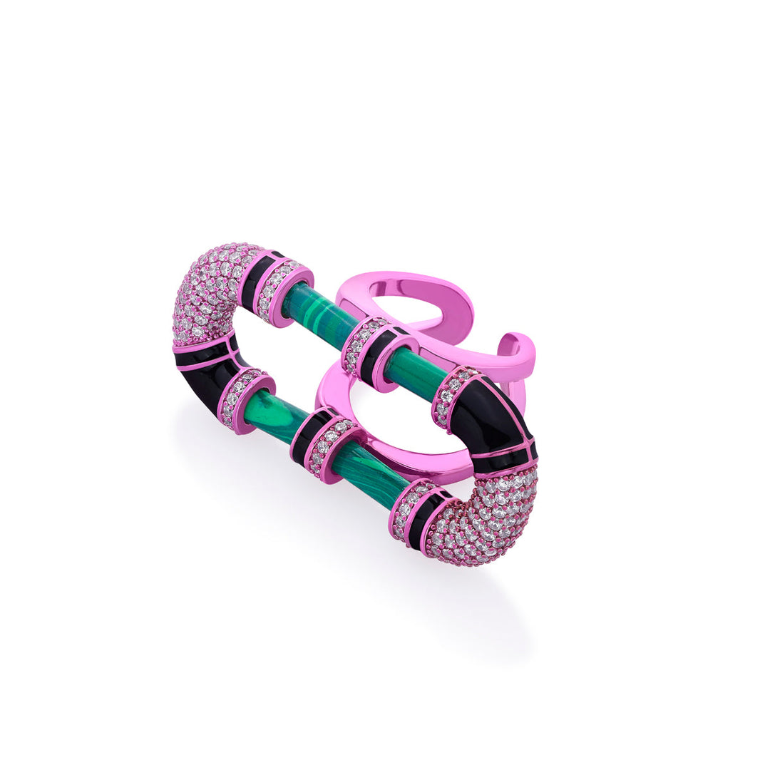 Hyper Pink Statement Ring