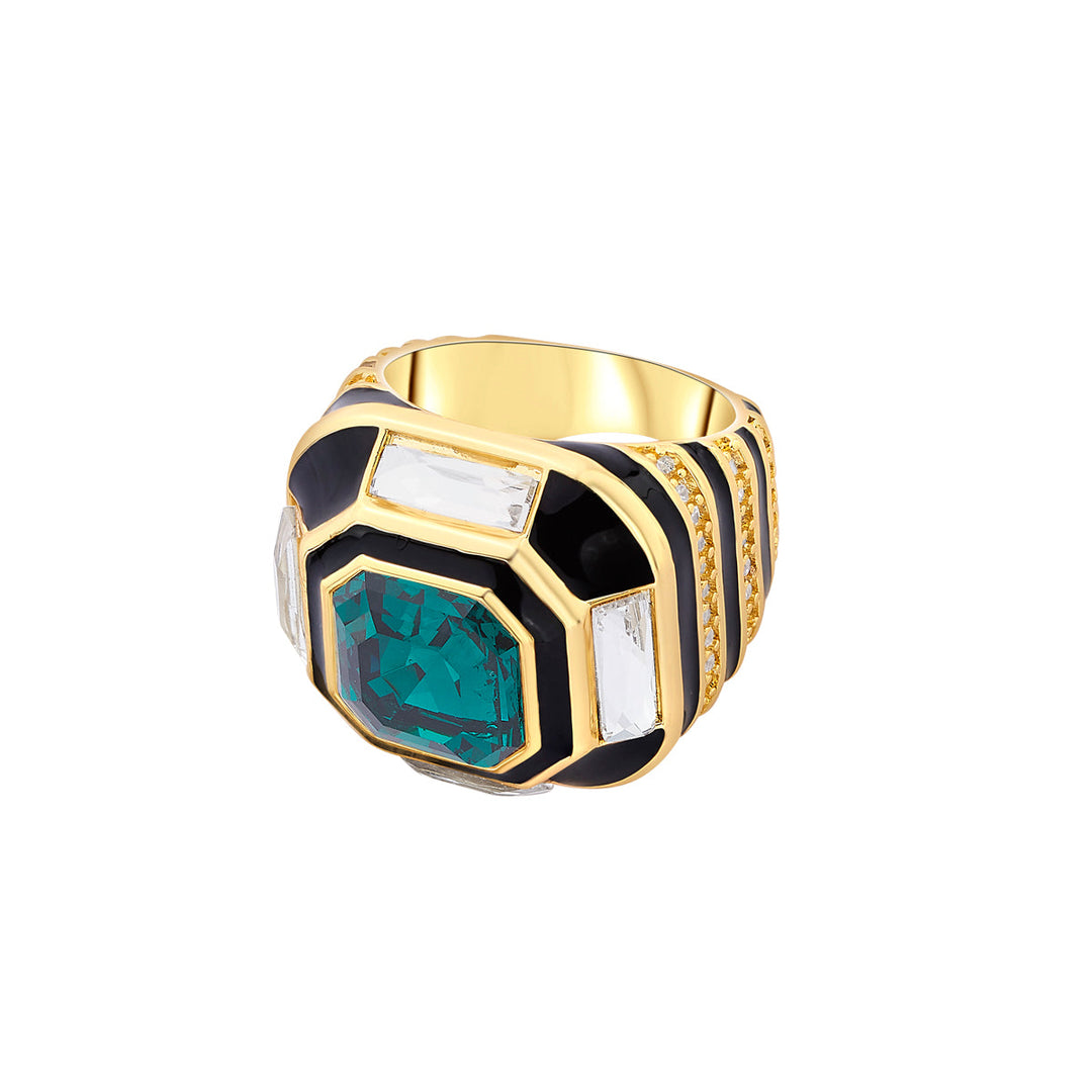 Jungle Green Deco Ring