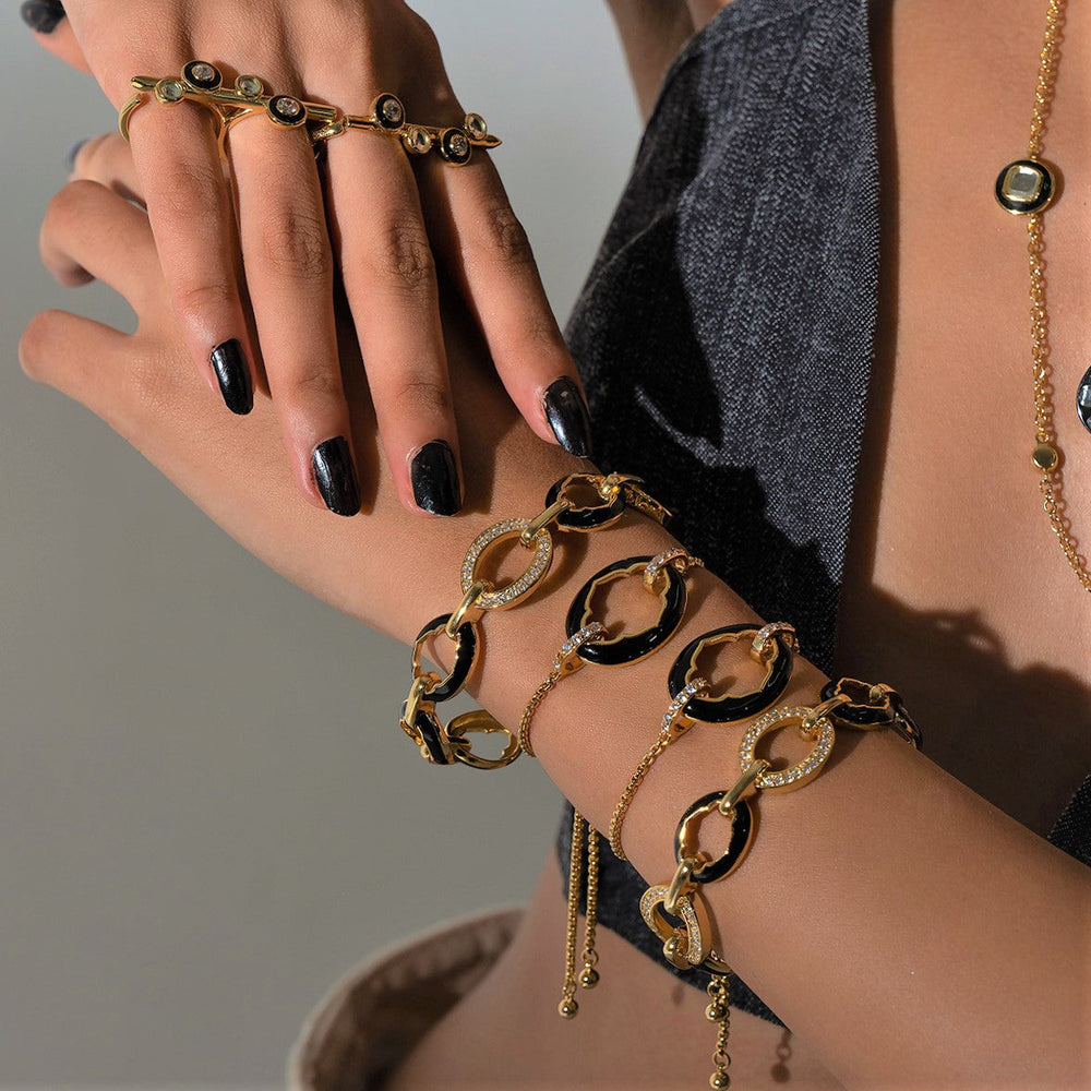 Sliving Geometry Cuff - Isharya | Modern Indian Jewelry