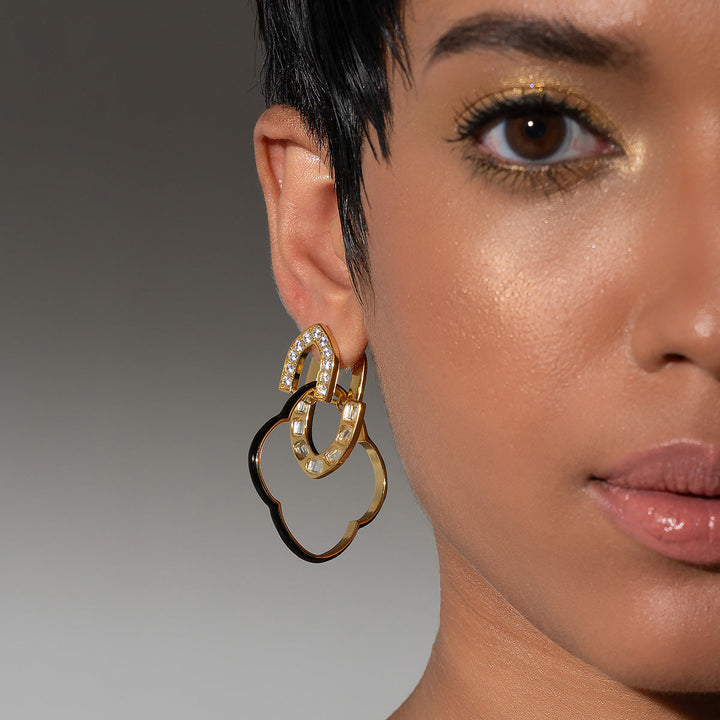 Sliving Arabesque Earrings - Isharya | Modern Indian Jewelry