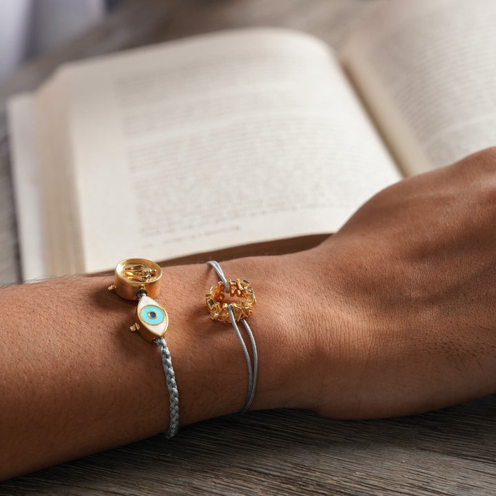 Strength Mantra Bracelet (JAI HANUMAN GYAN GUN SAGAR) - Isharya | Modern Indian Jewelry