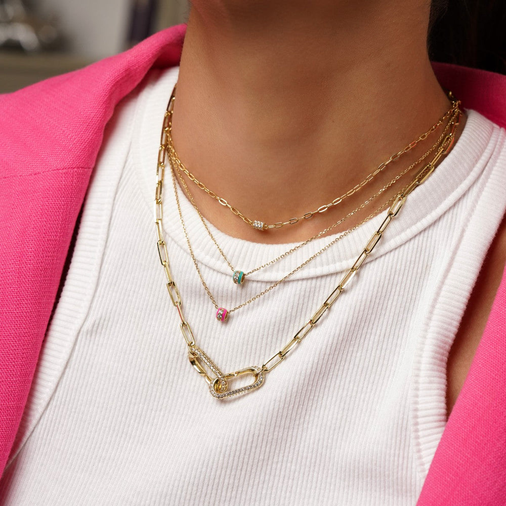 Barbie Blue Locket Necklace - Isharya | Modern Indian Jewelry