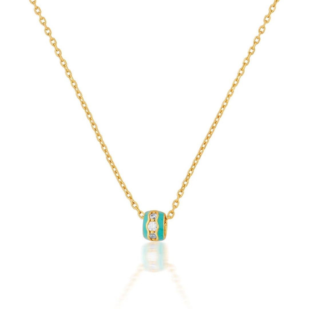 Barbie Blue Locket Necklace - Isharya | Modern Indian Jewelry