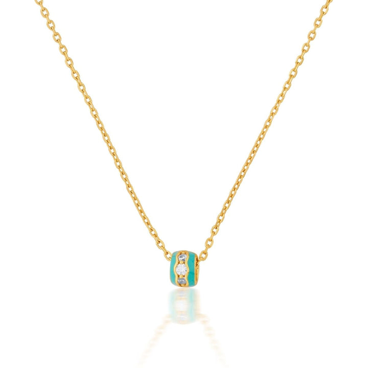 Barbie Blue Locket Necklace - Isharya | Modern Indian Jewelry
