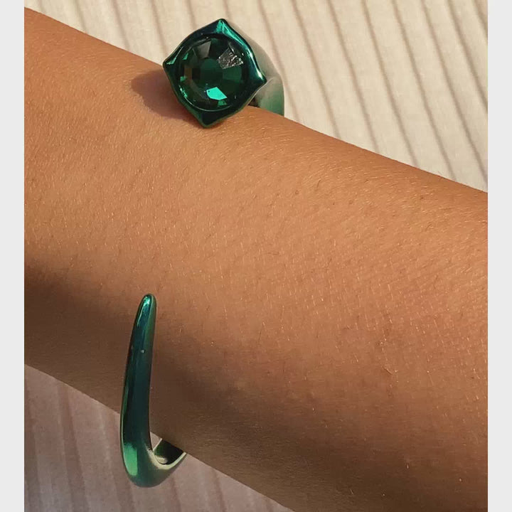 Sultana Green Mirror Cuff
