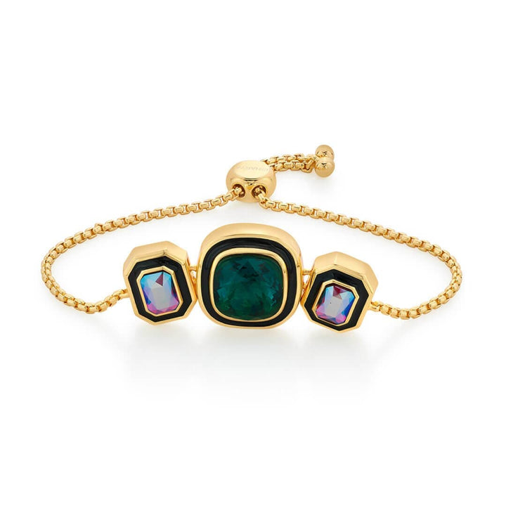 Amour Black Enamel Bracelet - Isharya | Modern Indian Jewelry
