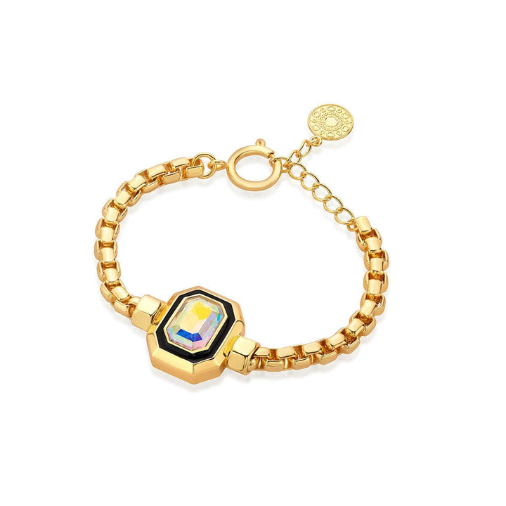 Atwood Amethyst Gold Bracelet - Isharya | Modern Indian Jewelry