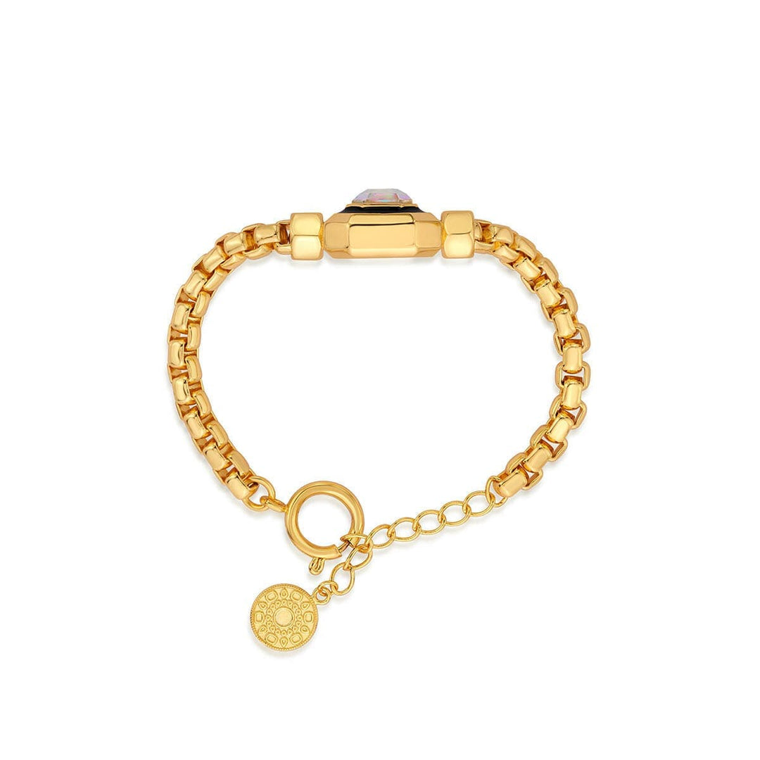 Atwood Amethyst Gold Bracelet - Isharya | Modern Indian Jewelry