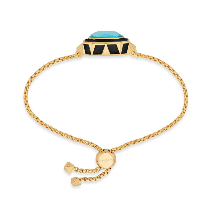 Kefi Black Enamel Bracelet - Isharya | Modern Indian Jewelry