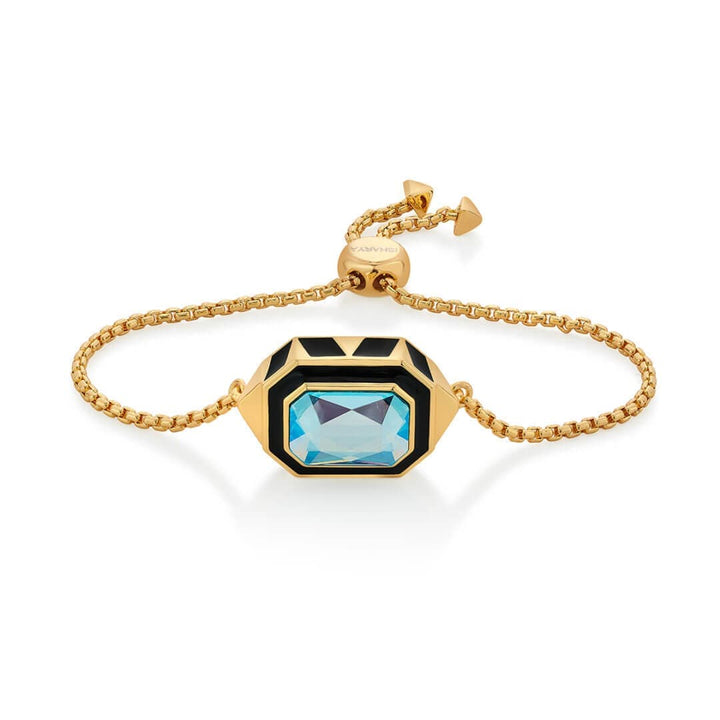 Kefi Black Enamel Bracelet - Isharya | Modern Indian Jewelry