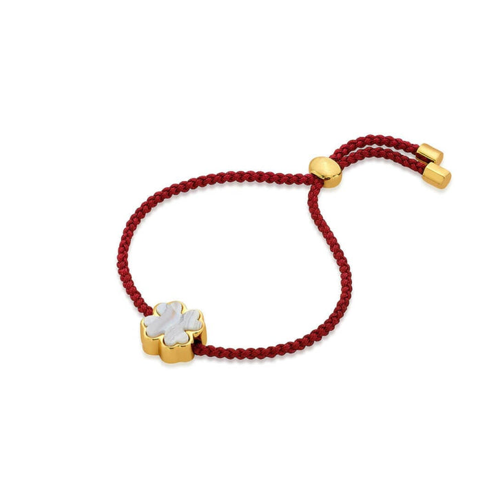Lucky Clover Thread Bracelet - Isharya | Modern Indian Jewelry