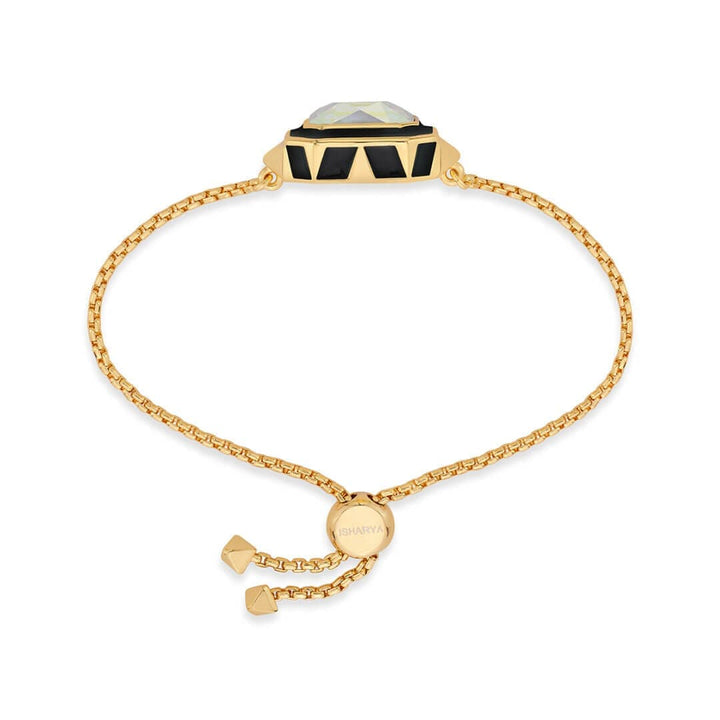 Meraki Black Enamel Bracelet - Isharya | Modern Indian Jewelry