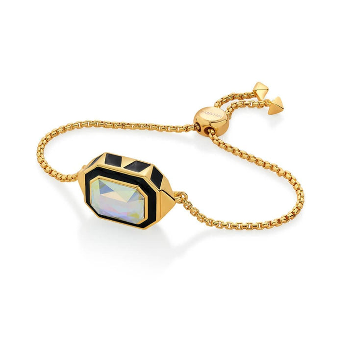 Meraki Black Enamel Bracelet - Isharya | Modern Indian Jewelry