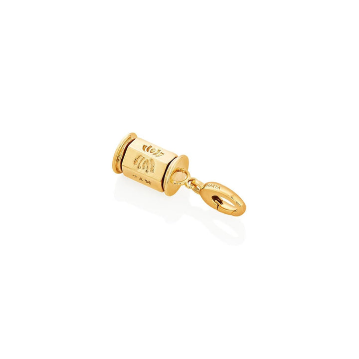 Bhuddist Prayer Wheel Charm - Isharya | Modern Indian Jewelry