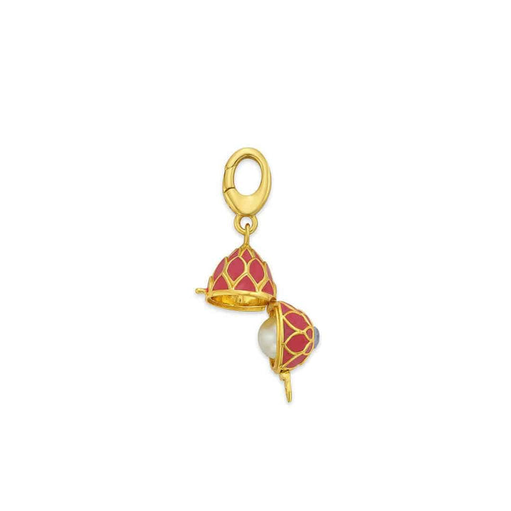 Fabergé Egg Lotus Charm  - Isharya | Modern Indian Jewelry