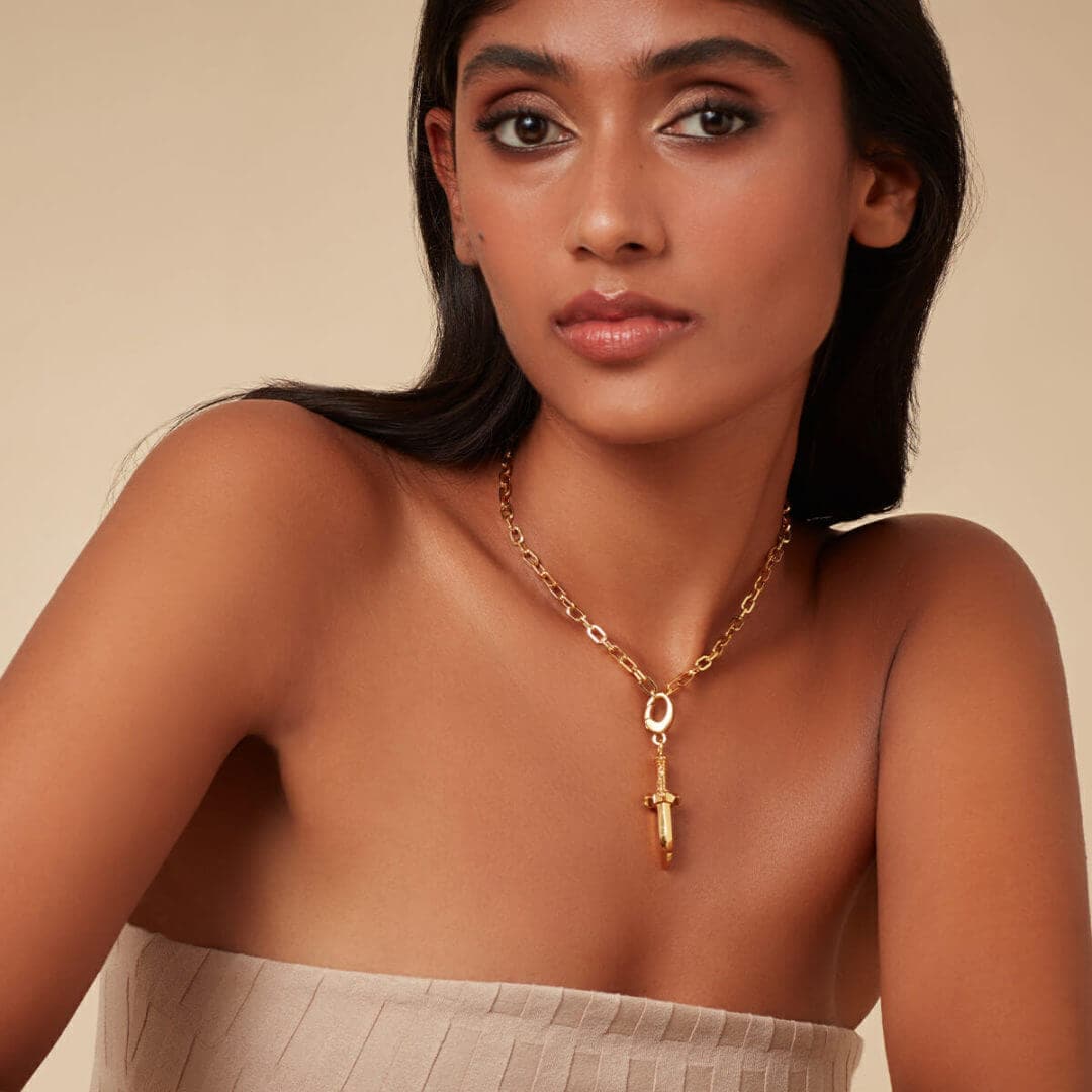 Golden Kripan Charm - Isharya | Modern Indian Jewelry