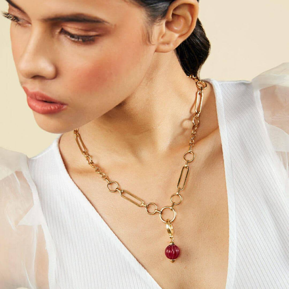 Mughal Kharbuja Charm - Isharya | Modern Indian Jewelry