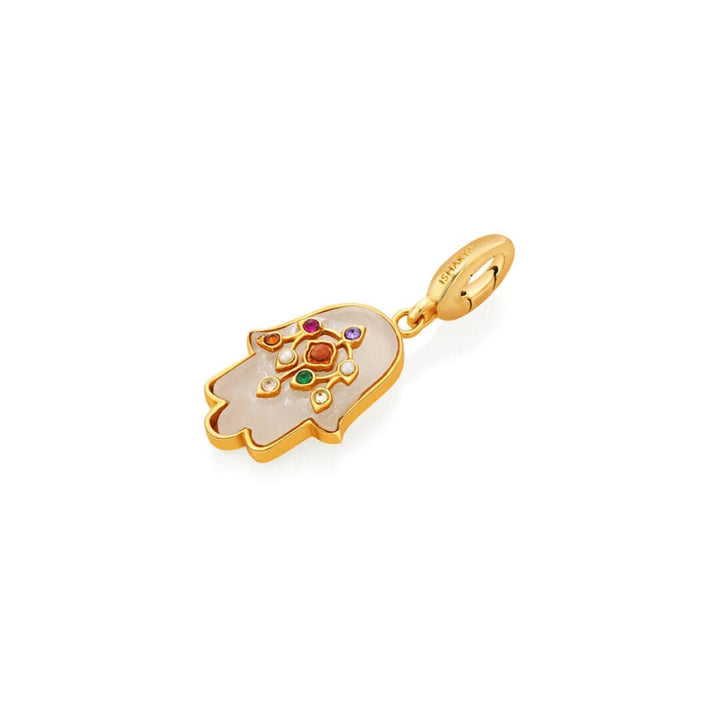 Navratna Hamsa Charm - Isharya | Modern Indian Jewelry