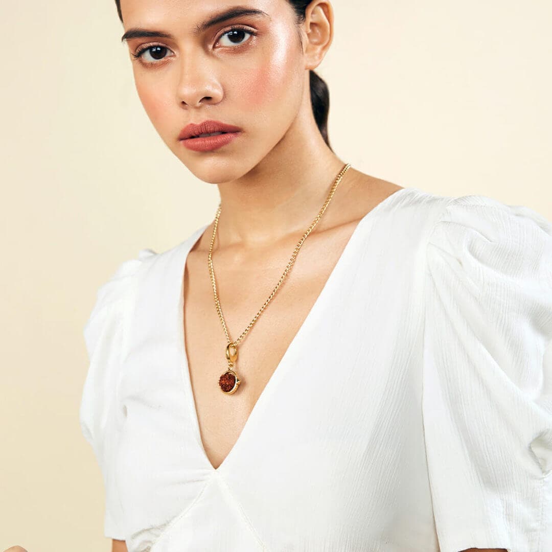 Rudraksh Charm - Isharya | Modern Indian Jewelry