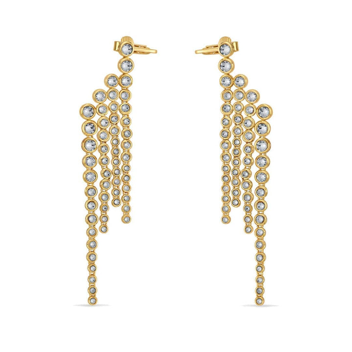 Ada CZ Cocktail Earrings - Isharya | Modern Indian Jewelry