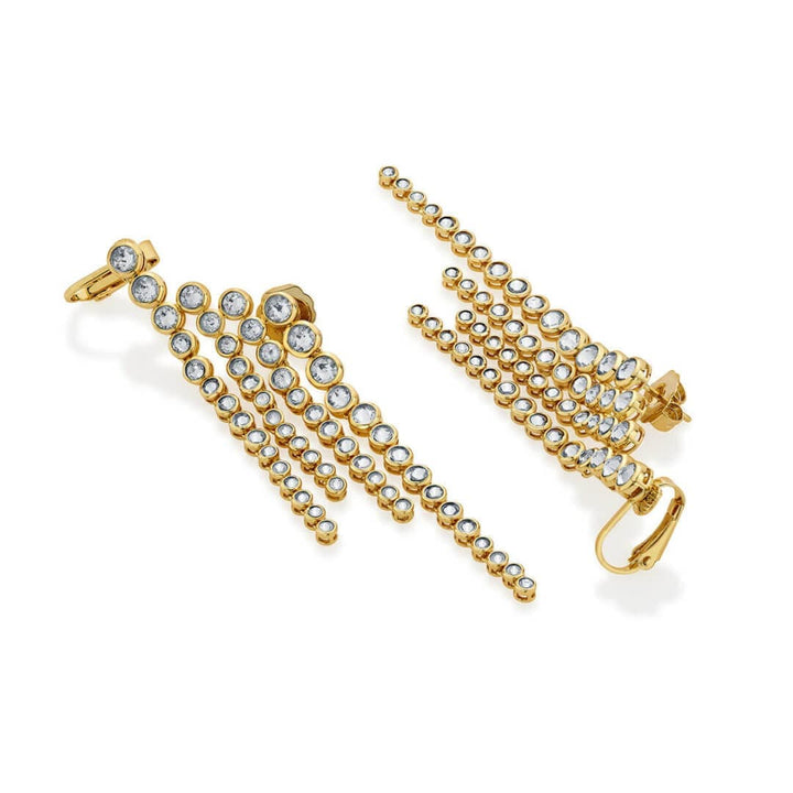 Ada CZ Cocktail Earrings - Isharya | Modern Indian Jewelry