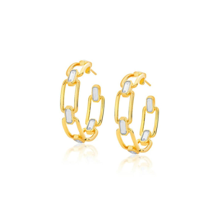 Connect Hoop Earrings - Isharya | Modern Indian Jewelry