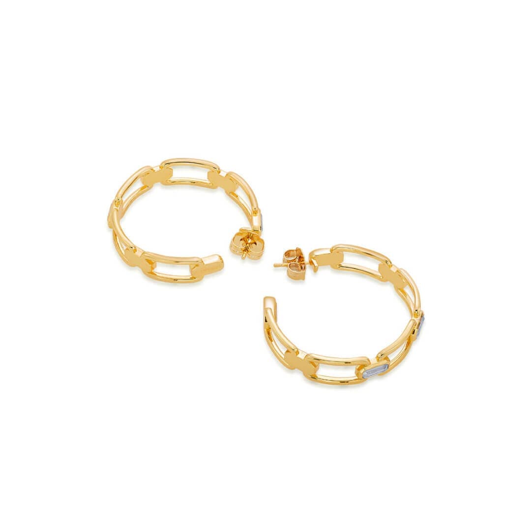 Connect Hoop Earrings - Isharya | Modern Indian Jewelry