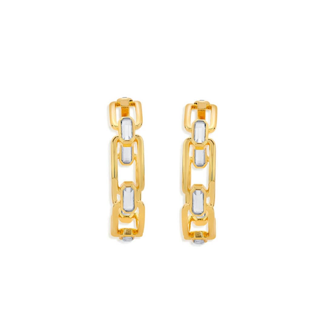 Connect Hoop Earrings - Isharya | Modern Indian Jewelry