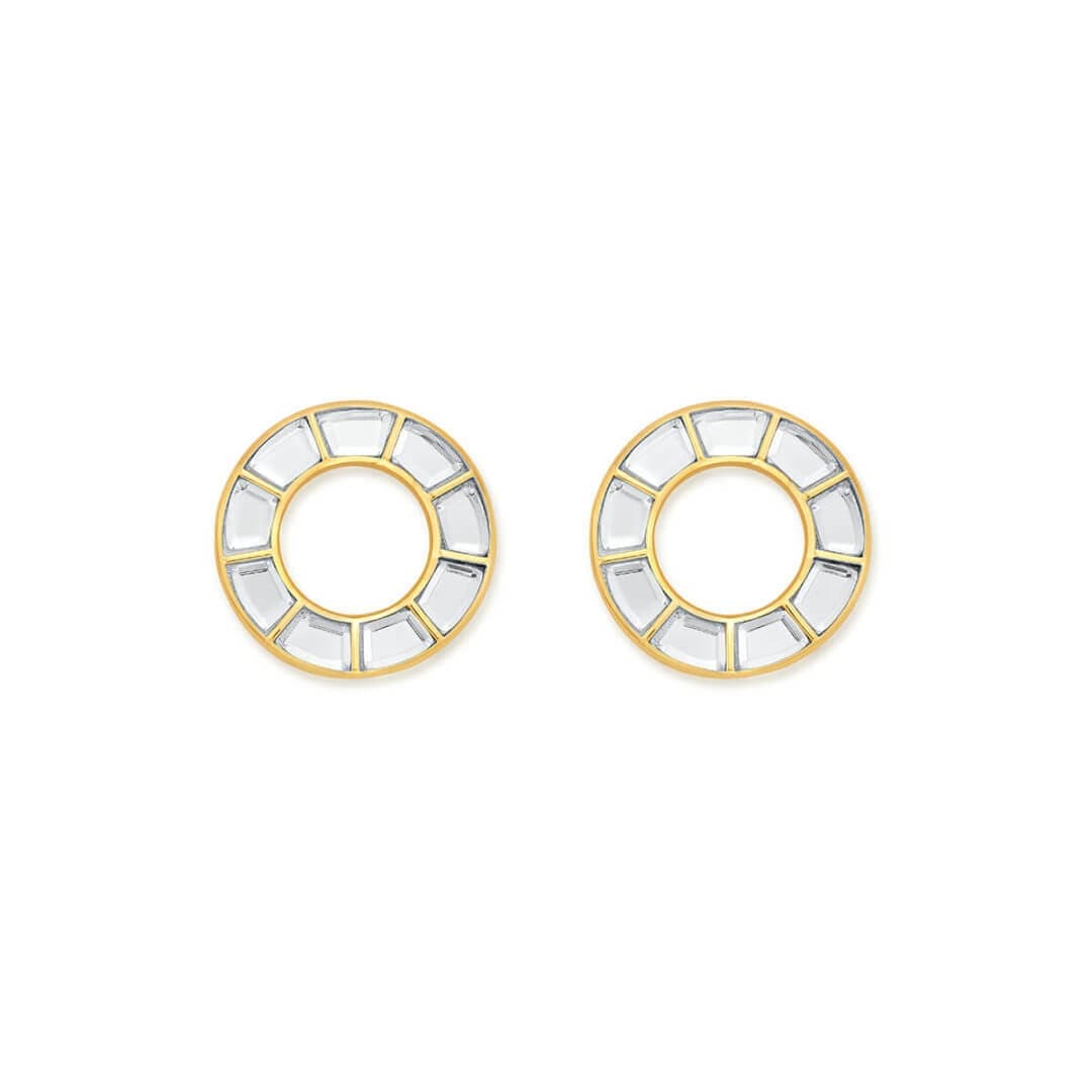 Eternity Stud Earrings - Isharya | Modern Indian Jewelry