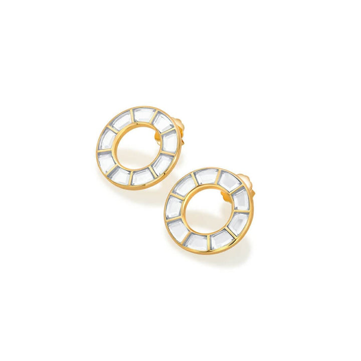 Eternity Stud Earrings - Isharya | Modern Indian Jewelry