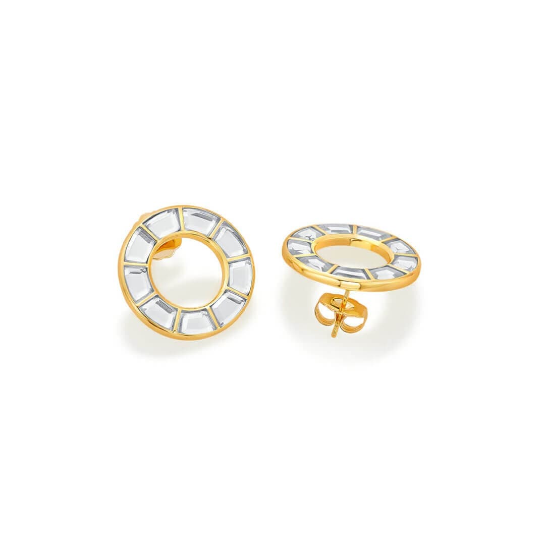 Eternity Stud Earrings - Isharya | Modern Indian Jewelry