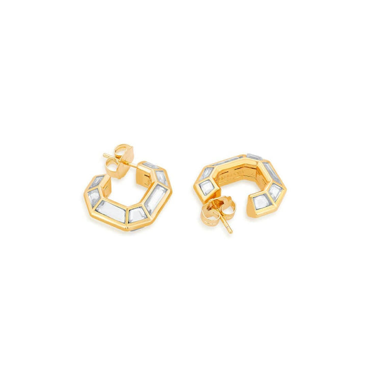 Harmony Huggie Earrings - Isharya | Modern Indian Jewelry