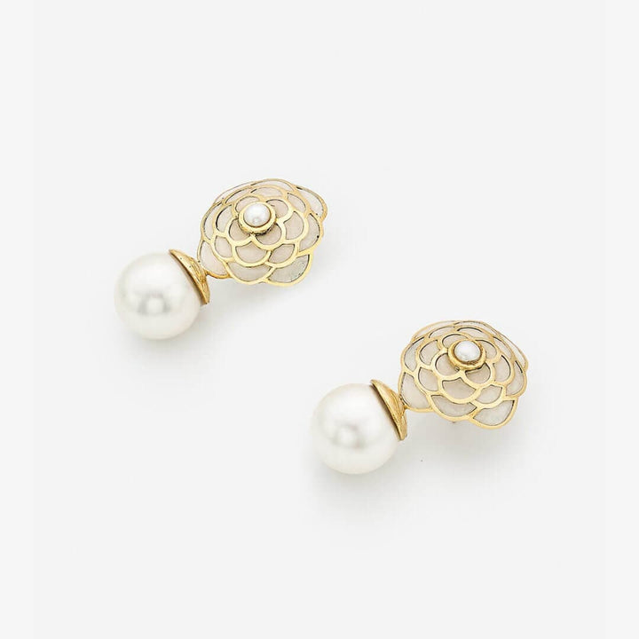 Infinite Petals  Resin Libra Earring - Isharya | Modern Indian Jewelry