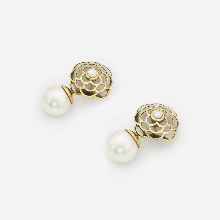 Infinite Petals  Resin Libra Earring - Isharya | Modern Indian Jewelry